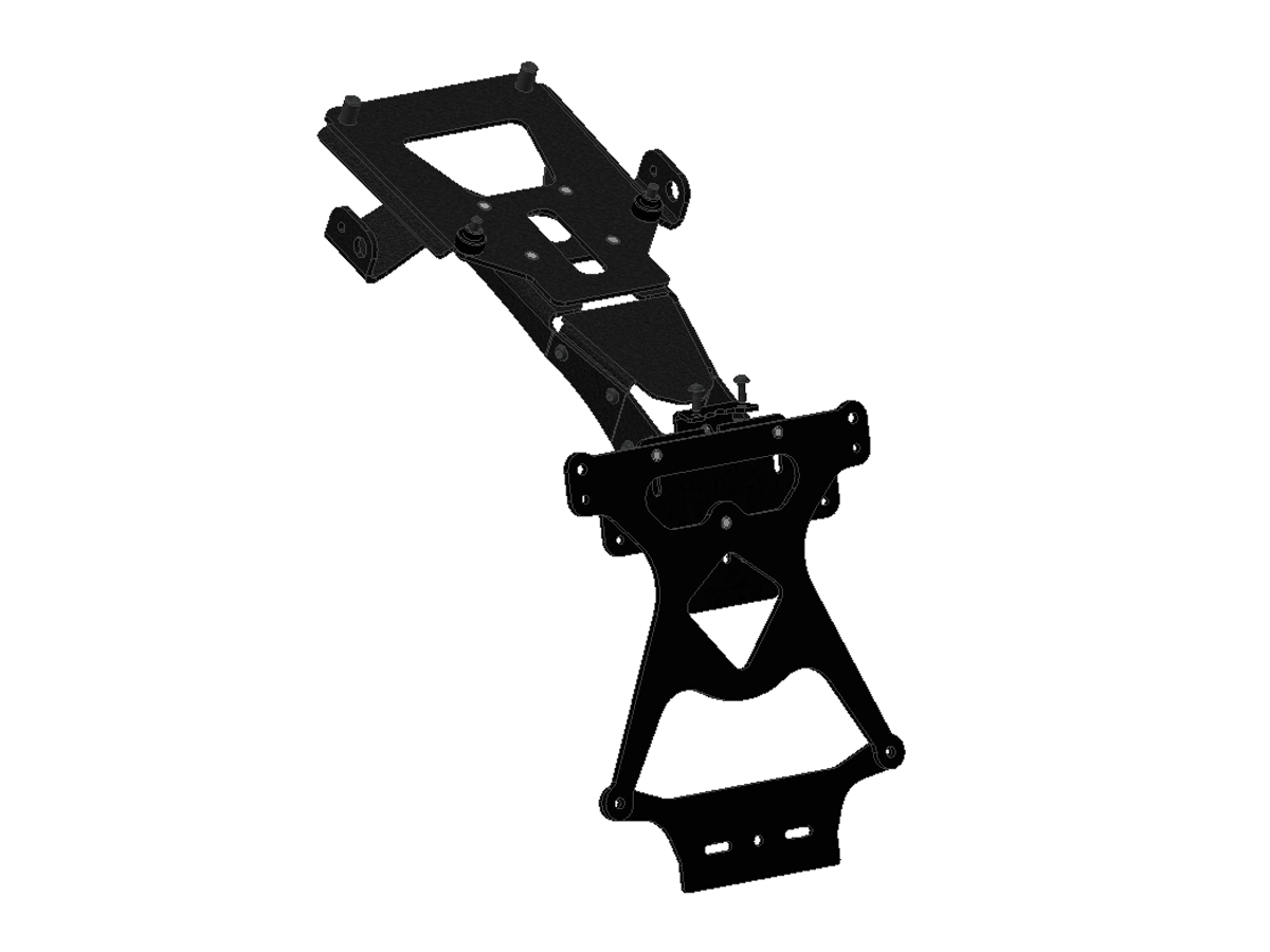 PRT11 - SCRAMBLER 400 PORTA TARGA REGOLABILE