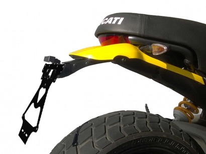 PRT11 - SCRAMBLER 400 PORTA TARGA REGOLABILE